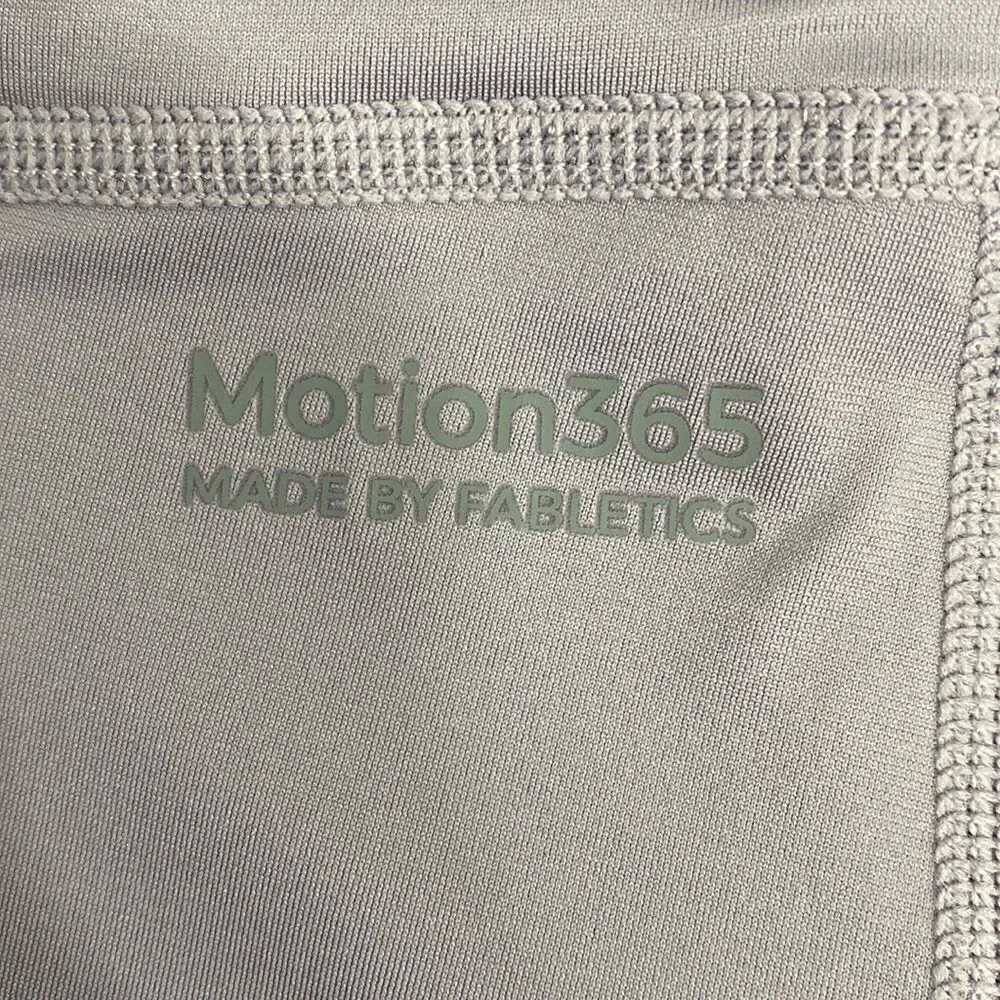 Spin Motion 365 made by Fabletics gray violet 7/8 leggings size L